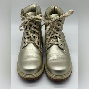 Timberland Women's Metallic Gold Boots 6